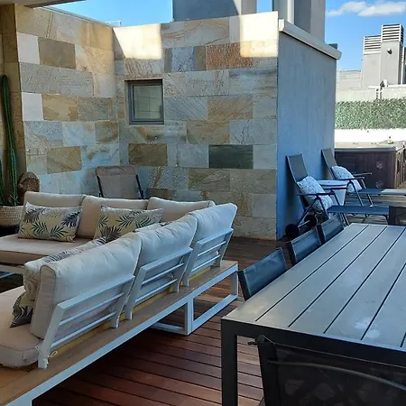 Apartamento Atico De Lujo Con Jacuzzi Climatizado En Terraza Elche Exterior foto